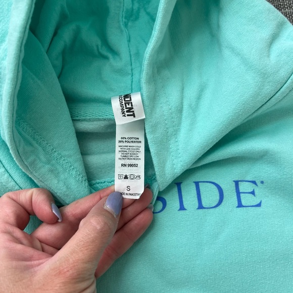 Seaside Turquoise Hoodie | Youth Small - Picture 3 of 4